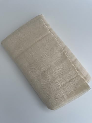 Cheesecloth - Unbleached Natural Cotton Cloth - Best Grade 50 for Cooking Food, Making Cheese, Straining Nut Milks, Basting Turkey - 5 Sq Yards from Nature Desires - Washable and Reusable Strainer