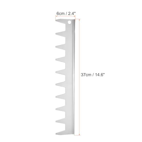 uxcell Beehive Frame Strips Spacers 37x6cm Stainless Steel Metal Spacers Beekeeping Tool Equipment, Silver Tone
