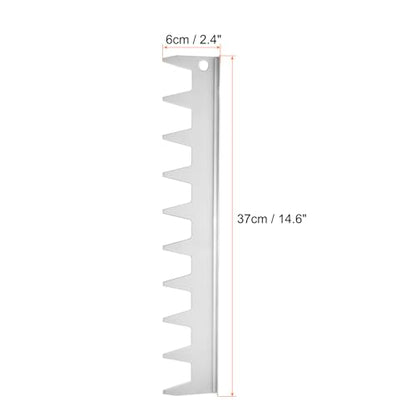uxcell Beehive Frame Strips Spacers 37x6cm Stainless Steel Metal Spacers Beekeeping Tool Equipment, Silver Tone