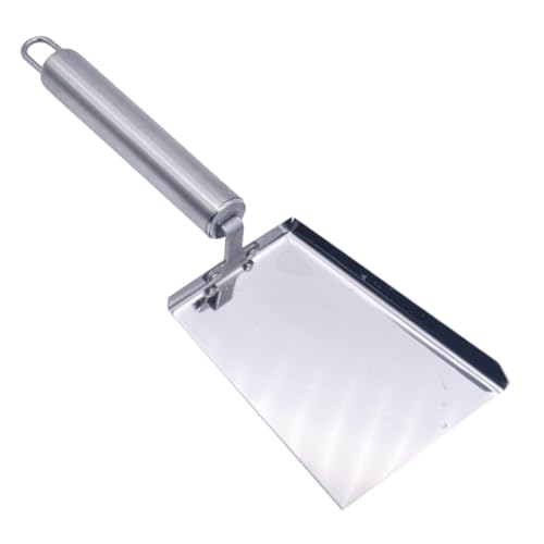 MAGICLULU Honey Tool Honey Scraper Shovel Stainless Steel Beekeeping Tail Hanging Hole for Convenient Storage, Sturdy for Bee Case Cleaning and Hive Maintenance