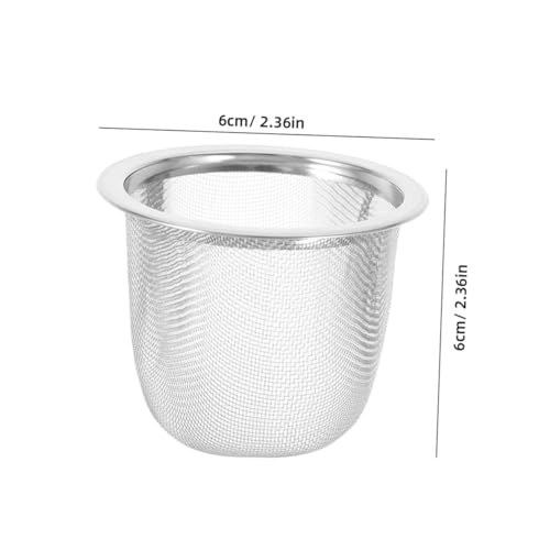 Loose Leaf Tea Strainer 8 Pack Stainless Steel Tea Infuser Strainer Mesh Replacement - size: 6.00X6.00X5.00CM