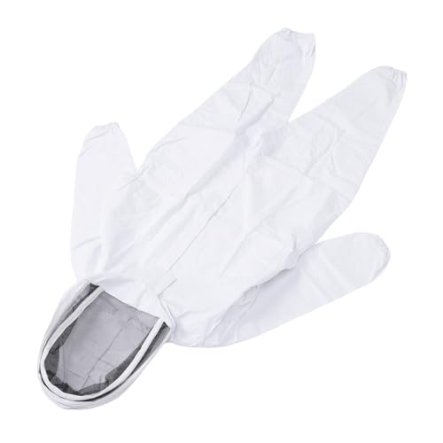 Professional Beekeeping Suit, Beekeeper Protective Clothing Full Body with Ventilated Hood, Breathable Nylon for Adult Beekeepers