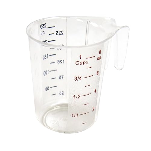 Winco 1-Cup Measuring Cup, Polycarbonate - size: 1 Cup