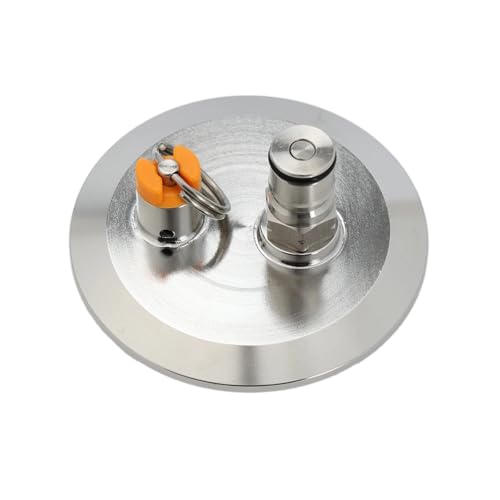 WHYLE Home & Brewing 3" TC End Cap with Gas Ball Lock Post and PRV 18 PSI Dry Hopper Accessories Homebrew Conical Fermenter Accessories Brewing Accessories