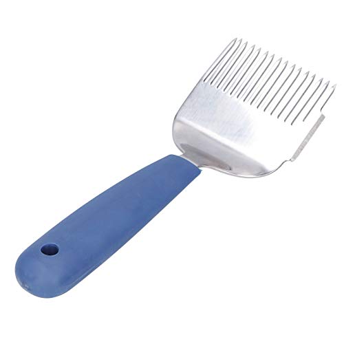 16-Inch Stainless Steel Uncapping Fork Beekeeping Tool with Ergonomic Plastic Handle for Easy Honey Harvesting