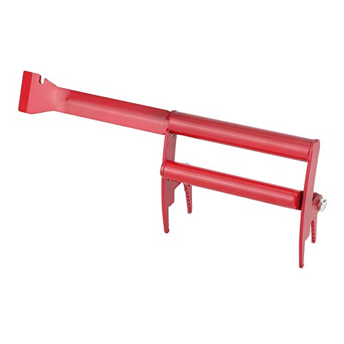 Stainless Steel Beehive Frame Holder Lifter, Beekeeping Frame Capture Grip Tool with Dual Function Nests Box Jig and Cutter for Safe Hive Inspection