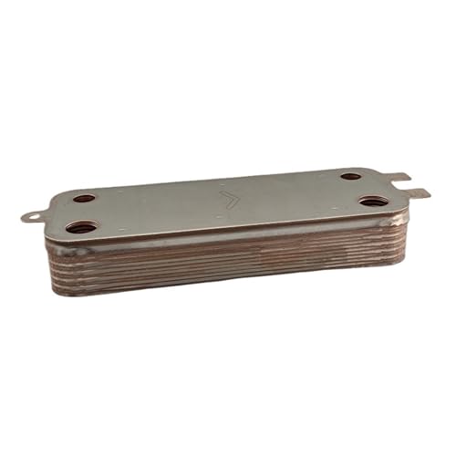 12 Plate Heat Exchanger Beer Wort Chiller Cooler 304 Stainless Steel for Cooling Counterflow Chiller Water Heating