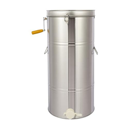 2 Frame Honey Extractor, Stainless Steel Manual Beekeeping Extraction, Honeycomb Drum Spinner, Apiary Centrifuge Equipment, Beekeeping Equipment