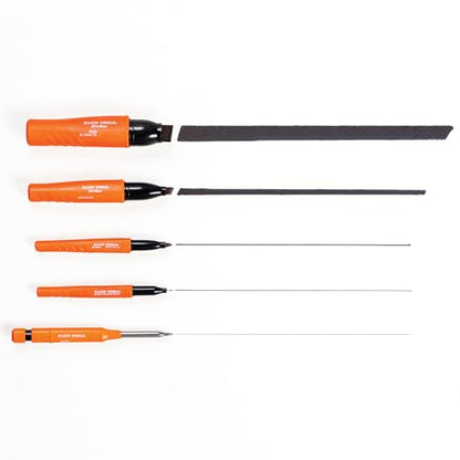 Klein Tools 86103 Skribes XL Permanent Marker, Chisel Tip, Professional-Grade Ink, Multi-Surface Jobsite Marker for Wet, Dry and Oily Surfaces, Black