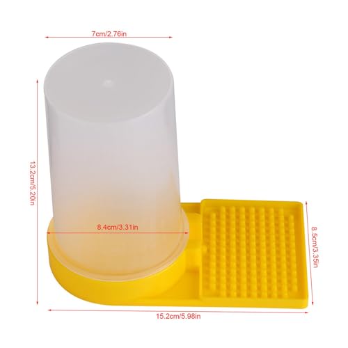 Plastic Bee Feeder, Beehive Drinking Bowl Bee Keeping Equipment Beehive Beekeeping Water Dispenser Drinking Honey Beehive Entrance Feeder Beekeeper Tools