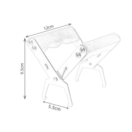 2 Pack Stainless Steel Bee Frame Gripper with Wooden Handle Non-Slip Beehive Frame Holder Tool