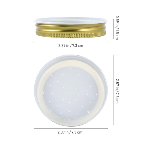 BESPORTBLE Bee Feeders Entrance Beehive Lid: 8pcs Bee Water Dispenser, Fittings Beehive Entrance Feeder, Feeding Equipment Water Feeding Tool Metal - size: 7.30X7.30X1.50CM