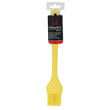 Chef Craft Premium Silicone Basting Brush 10.25 Inch, Yellow - color: Yellow