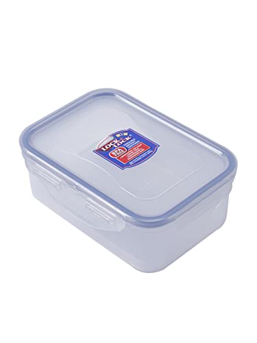 LOCK & LOCK LocknLock Easy Essentials Rectangular Butter and Cheese Container Food Container, Small, 15.0 Ounce - Clear
