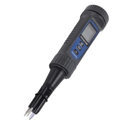 Asixxsix pH Meter, 4 in 1 Digital pH EC TDS Temp Meter with Penetration Type Electrode for Sourdough Fermentation, Cheese, Meat, Cosmetics, Soil