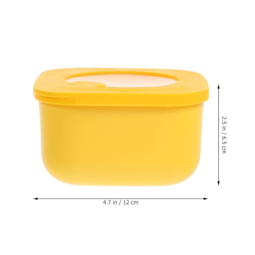 Unomor Cheese Storage Container for Fridge PP and Rubber Cheese Slice Holder for Keeping Fresh Butter and Cheese Multi-purpose Refrigerator Accessory