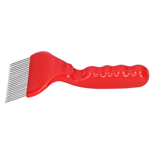 2pcs Honey Uncapping Fork, 21 Teeth Stainless Steel Bee Hive Fork Shovel with Plastic Handle Uncapping Scraper Beekeepers Supplies