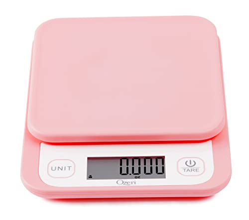 Ozeri Garden and Kitchen Scale II, with 0.1 g (0.005 oz) 420® Variable Graduation Technology® - color: Crystal Rose