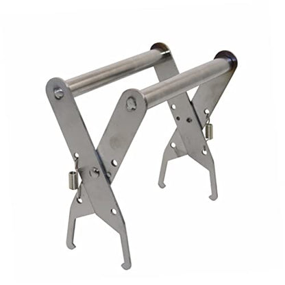 Happyyami Beekeeping Frame Grip Holder Tool Durable Stainless Steel Lifting Gripper for Equipment Protects Against Stings Essential Beekeeping Supply