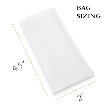 Gutenberg's 2x4.5 inch Tough Tea Micron Filter Bags 25-50 Packs | Nylon Filter Bags | All Micron Sizes (25, 220u Micron) - size: 220u Micron
