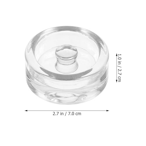 3pcs Fermentation Weights: Heavy Glass Fermenting Stones with Easy-grip Handle Compatible with Wide Mouth Mason Jars for Sauerkraut Kimchi