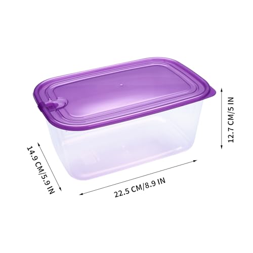 KIGI Large Plastic Food Containers with Snap-on Lids, BPA-Free, Stackable, Reusable, for Kitchen Pantry & Fridge Organization, Microwave, Dishwasher & Freezer Safe Food Storage (8.3 Cup 6-PACK) - size: 8.3 Cup | 67 OZ