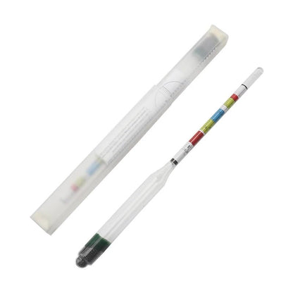 Triple Scale Hydrometer for Wine Beer Cider Alcohol Testing Home Brewing