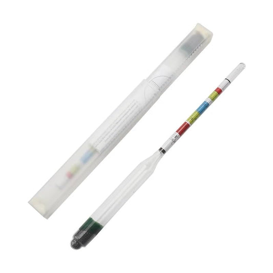 Triple Scale Hydrometer for Wine Beer Cider Alcohol Testing Home Brewing