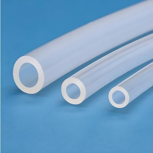 OCS Parts 1/2" ID x 7/8" OD Silicone Tubing | 100 Feet | High Temp, Food Grade Silicone Tubing for Brewing, Food, Beverage, Oils, Detergents, Liquids and Gases, Air, Plumbing, Ponds, AC and HVAC - size: 1/2" ID x 7/8" OD, style: 100 feet