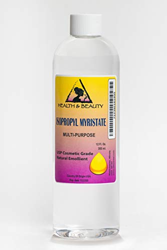Isopropyl Myristate IPM Natural Surfactant USP Liquid Premium Highest Purity 100% Pure 12 oz