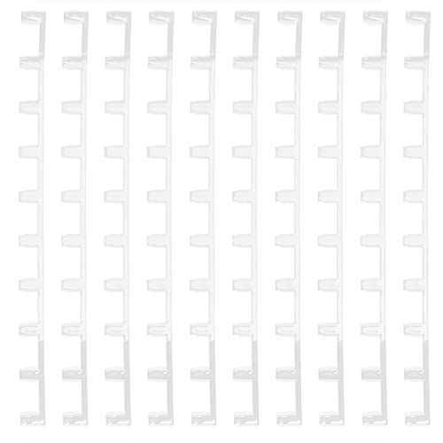 Acouto 10PCS Beehive Beekeeping Spacers Frame Clips, Plastic Beehive Frame Spacing Tool, Lightweight Beekeeping Equipment for Stability and Ease of Use