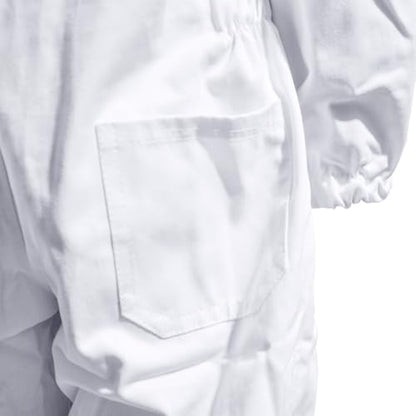 Bee Suit for Kid and Girl, Children Beekeeping Suit Beekeeper Suit with Glove &Ventilated Hood, 100% Cotton, Multi-Size Bee Outfit for Backyard for Child Bee Keeper for Christmas - size: for heights 52"~56"