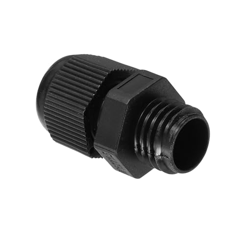 uxcell 8mm Dia G1/2 Thermowell Weldless Stainless Steel 201 with Cable Gland 30mm Length for Beer Fermenter, Black - color: Black, size: 8mm x 30mm