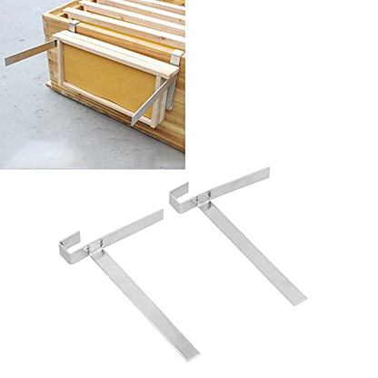 Beehive Frame Holder Stainless Steel | Beehive Stand Bracket for Frame Inspection & Hanging | Apiculture Beekeeping Tool for Skilled Beekeepers | Oxidation - Proof & Sturdy