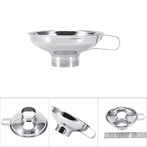 Canning Funnel for Kitchen Use, Stainless Steel Wide Mouth Funnel for Canning Jars Food Funnel for Filling Bottles Kitchen Tools(Small) - size: Small