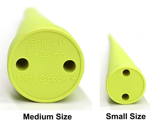 Universal Rubber Plugs and Caps for Hydraulic Oil Hoses and Fittings to Prevent Leaks During Service, 2 Medium, 2 Small Size - size: 2 Medium, 2 Small