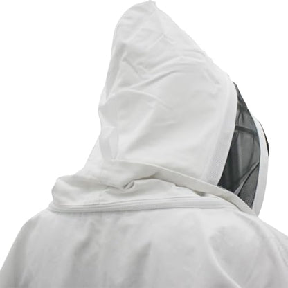 Beekeeper Suit,Bee Suits for Men Sting Proof,Bee Keeper Suit for Men,Bee Suit,Ventilated Bee Suit,Beekeeper Suit,Beekeeping Jacket. (White, 3X-Large) - size: 3X-Large