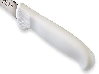 Mercer Culinary Ultimate White 5" Wavy Edge Utility Knife - style: Wavy Edge Utility Knife 5 Inch