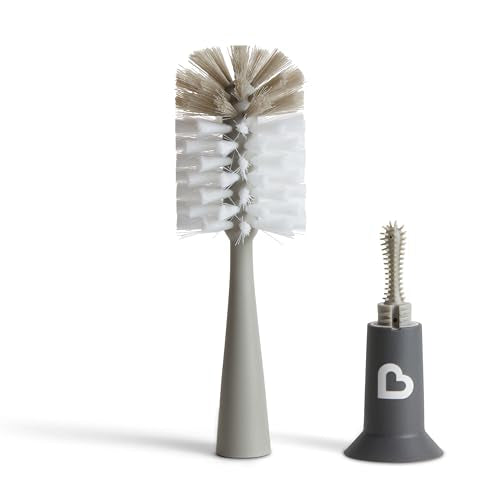 Munchkin® Bristle™ Bottle Brush, Grey - color: Gray, size: 1 Count (Pack of 1)