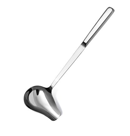 New Star Foodservice 52282 2 oz Hollow Handle Gravy Soup Ladle, 13.25", Silver - size: 2-oz Gravy Soup Ladle (13.25-Inch)