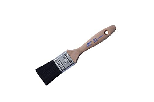 Ateco Pastry Brush, 1.5-Inch Wide Head with Black Boar Bristles, Stainless Steel Ferrule & Wood Handle - size: 1.5" Wide, style: Black Boar Bristle