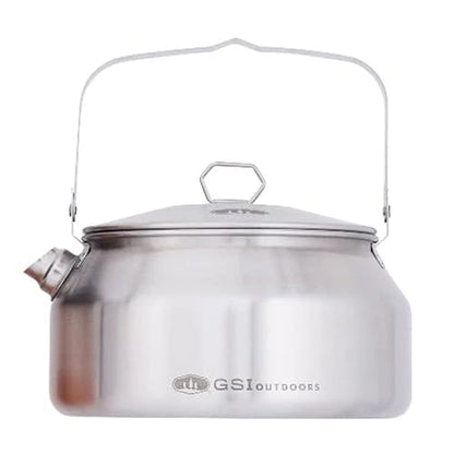GSI Outdoors Glacier Stainless Steel Tea Kettle 1 qt. - Camping, Outdoors, & RV