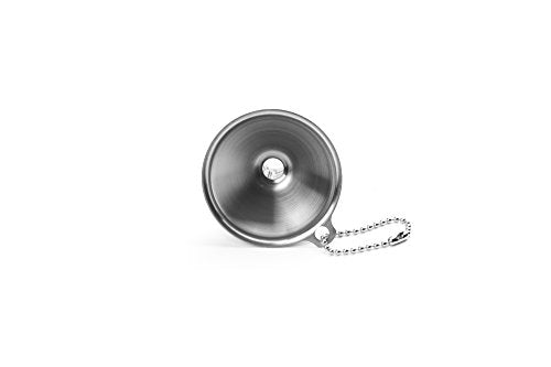 Fox Run Metal Kitchen Funnel, Mini 2", Stainless Steel - size: 2"