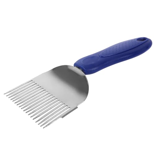 Housoutil Stainless Steel Beekeeping Honey Scraper and Uncapping Fork for Hive Honeycomb Extraction with Sturdy Honeycomb Shovel Tool for Beekeepers Outdoor Use