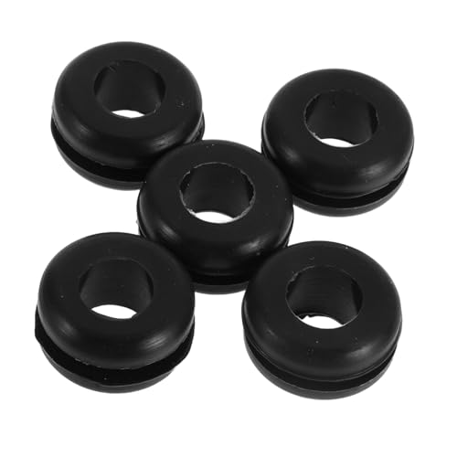 COLLBATH 5pcs Rubber Airlock Lid Grommet Set Leakproof Fermentation Seal Ring for Mason Jar and Beer Fermentation Bucket Homebrew Supplies