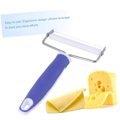 2pcs Slicer Baking Cream Cutter Butter Scraper Handle Cheeses Kitchen Gadgets Cheese Graters Cheese Scraper Dough Scraper Multifunctional Cheese Tools Pastry Making Stainless Blue - color: Blue