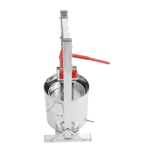 Fruit Wine Press 3.2 Gallon Hydropress Cider Grape Press Crusher Grinder Apple Juice Maker With Hydraulic Jack, Food Grade Stainless Steel - color: with Jack