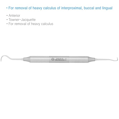 Dental Sickle Scaler, Anterior, Towner-Jacquette, U15-33 (Scaler)