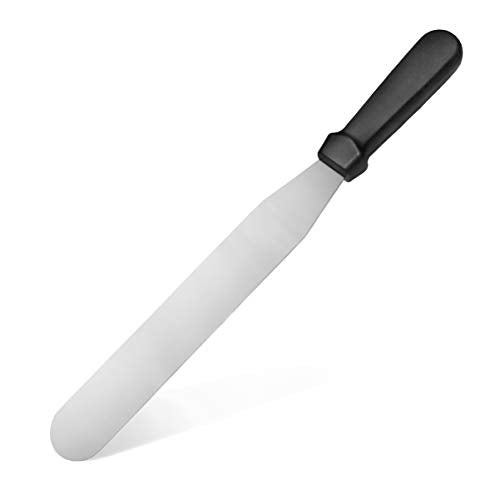 New Star Foodservice Straight Icing Spatula, 10 Inch Blade, 15 Inch Overall, Bakery-Grade Stainless Steel Cake Decorating Spatula - size: 10-Inch Straight