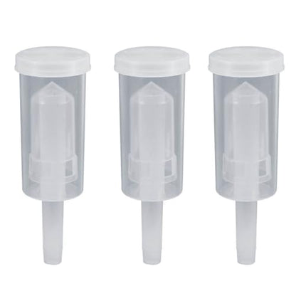 Fermentation Airlock 6-Pack Water Sealed One Way Airlock for Homebrew Beer Wine and Cider Making Fits Standard Stoppers and Bungs - color: Transparent, size: 6 pcs
